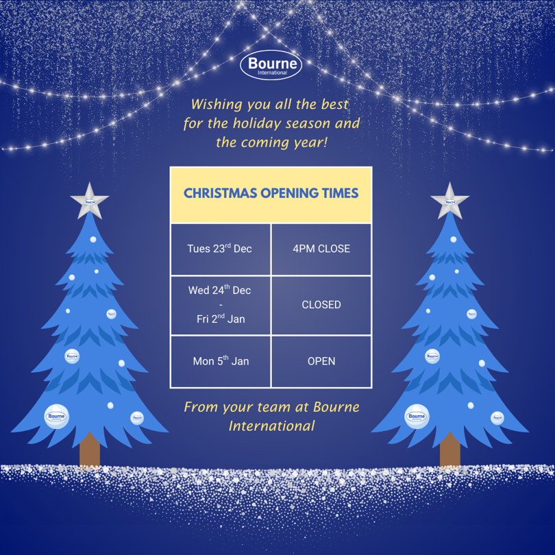 CHRISTMAS & NEW YEAR HOLIDAY CLOSURES